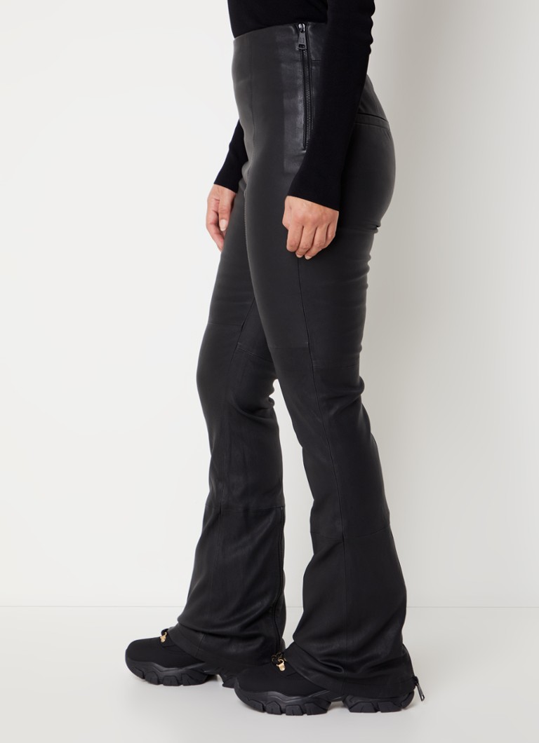 Pantalon de ski évasé taille haute en agneau NIKKIE Uli