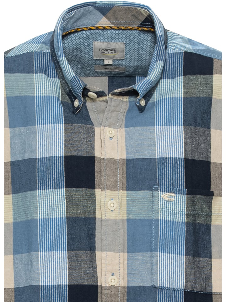 Camel Active Hemd - Regular fit -  in Blau günstig kaufen
