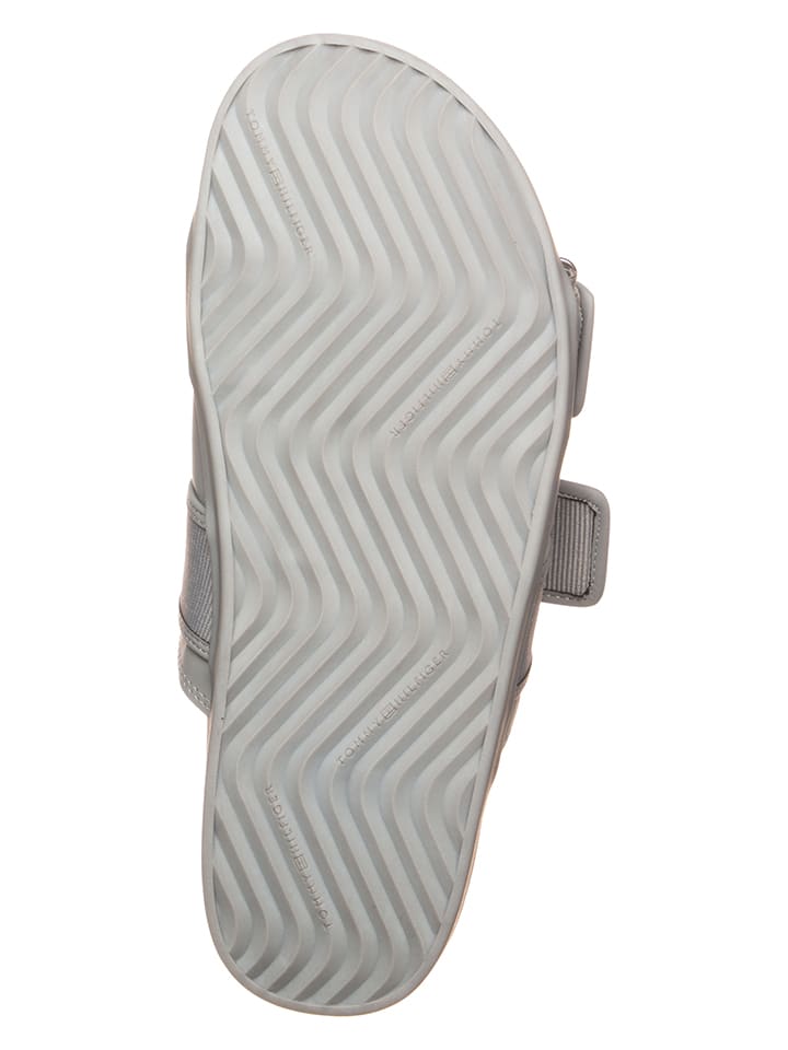 Tommy Hilfiger Shoes Pantoletten in Grau günstig kaufen