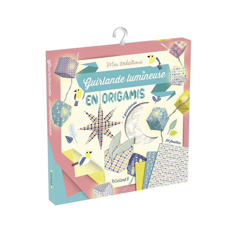 Coffret Guirlande lumineuse en origami - Gründ