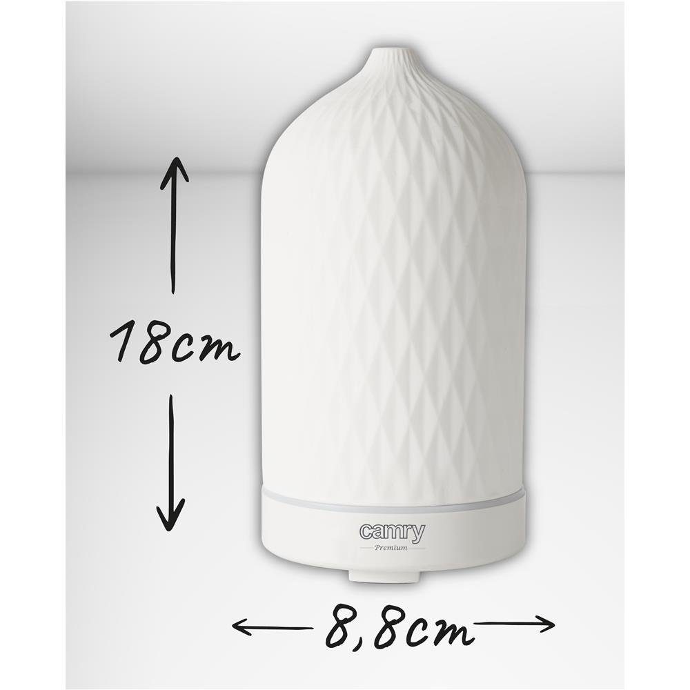 Camry Diffuser CR 7970, 3in1 Ultraschall Aromadiffuser, für Ätherische Öle, weiß