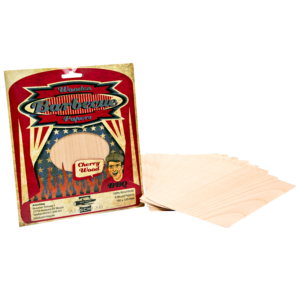 Axtschlag Grillpapier Kirsche – Wood Paper Cherry
