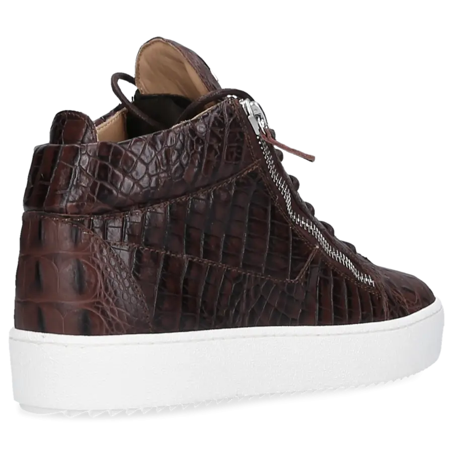 Giuseppe Zanotti - Sneaker high KRISS Kalbsleder - braun
