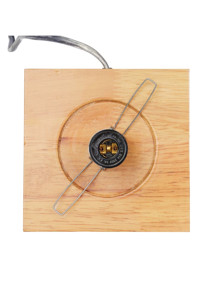 relaxdays Tischlampe Würfel in Weiß/Natur - (B)12 x (H)15 x (T)12 cm günstig kaufen onesize