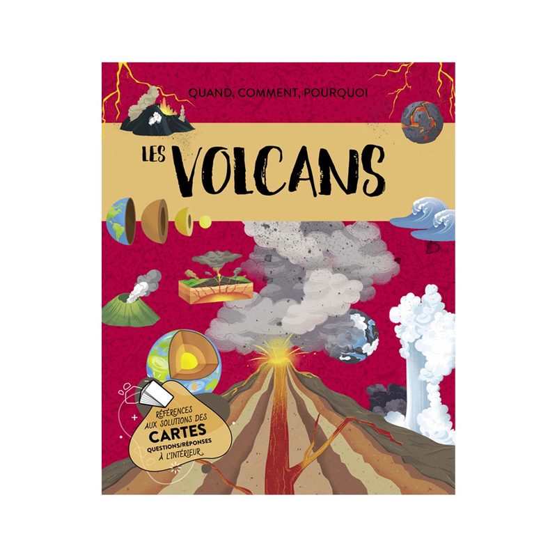 Le coffret du méga atlas des volcans avec puzzle 500 pièces Sassi