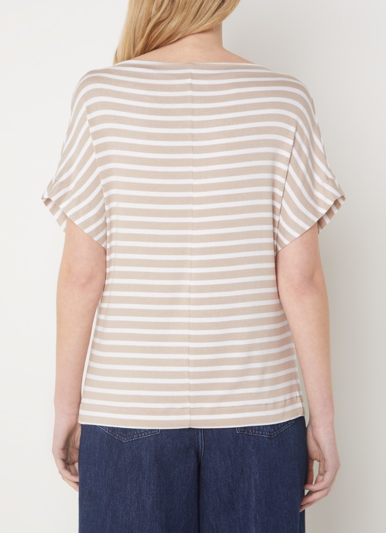 Top Phase Eight Carina a righe e elasticizzato