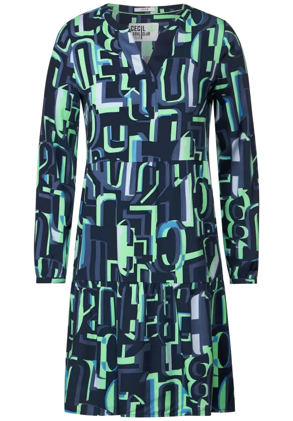 CECIL Kleid mit Allover Print
