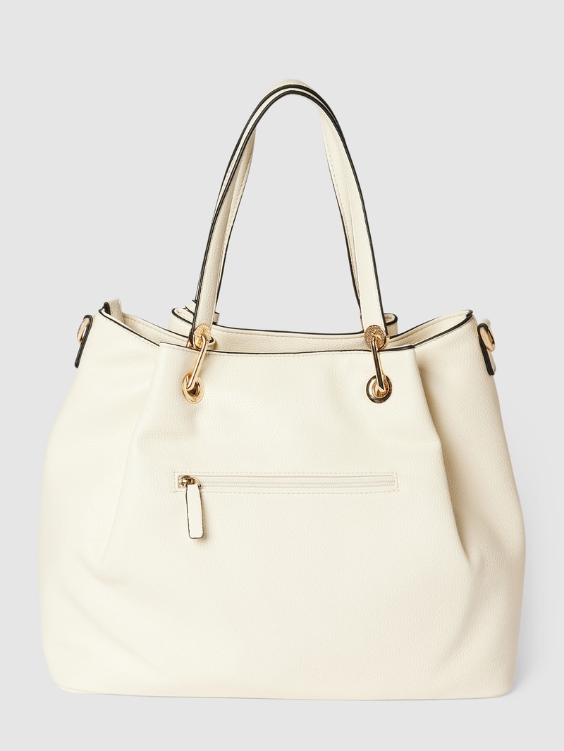 Handtasche in Leder-Optik Modell 'EBONY' in offwhite