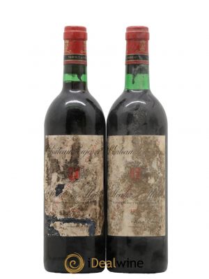 Château Poujeaux  1976 - Lot de 2 Bouteilles