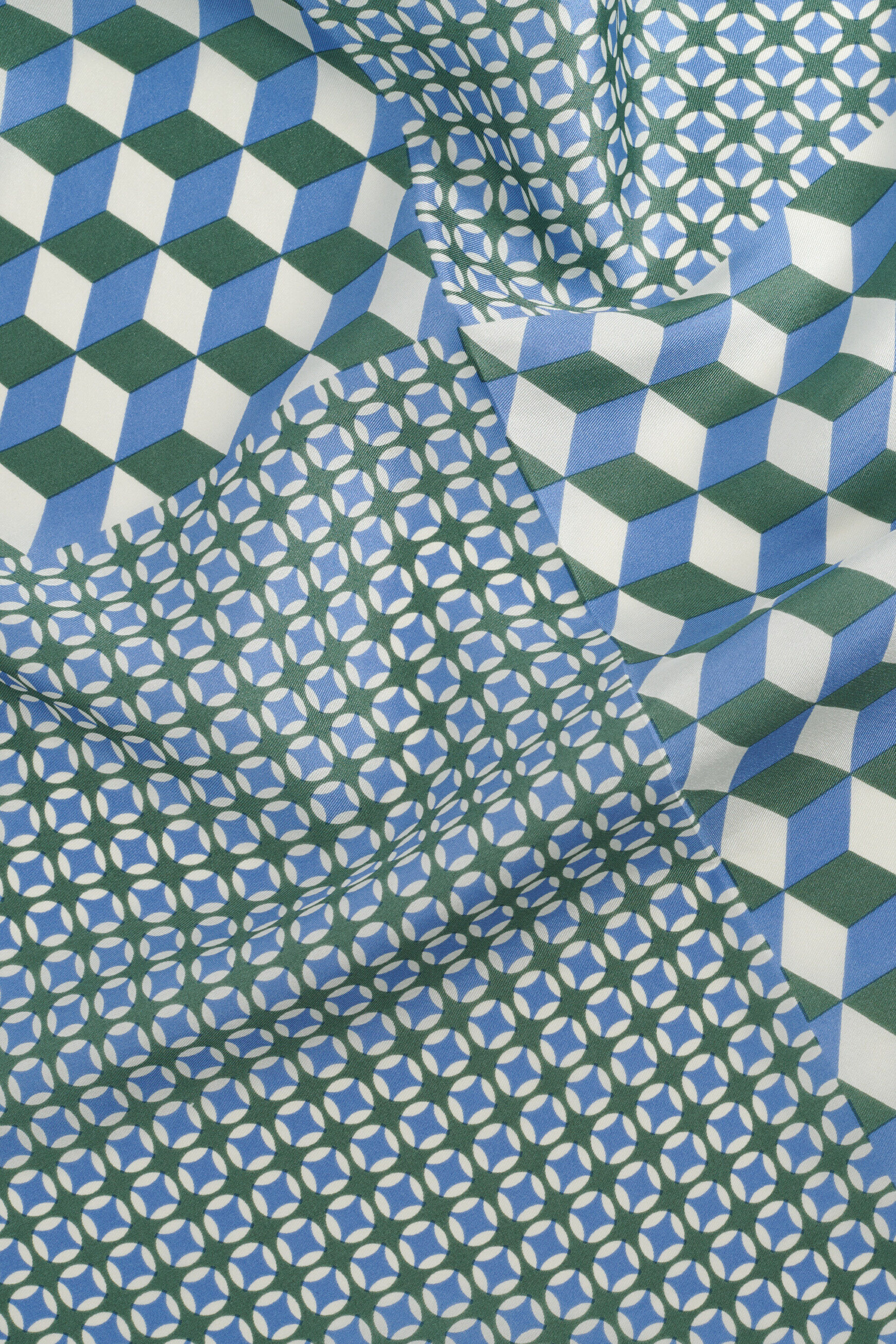 foulard harold 100% soie vert clair femme