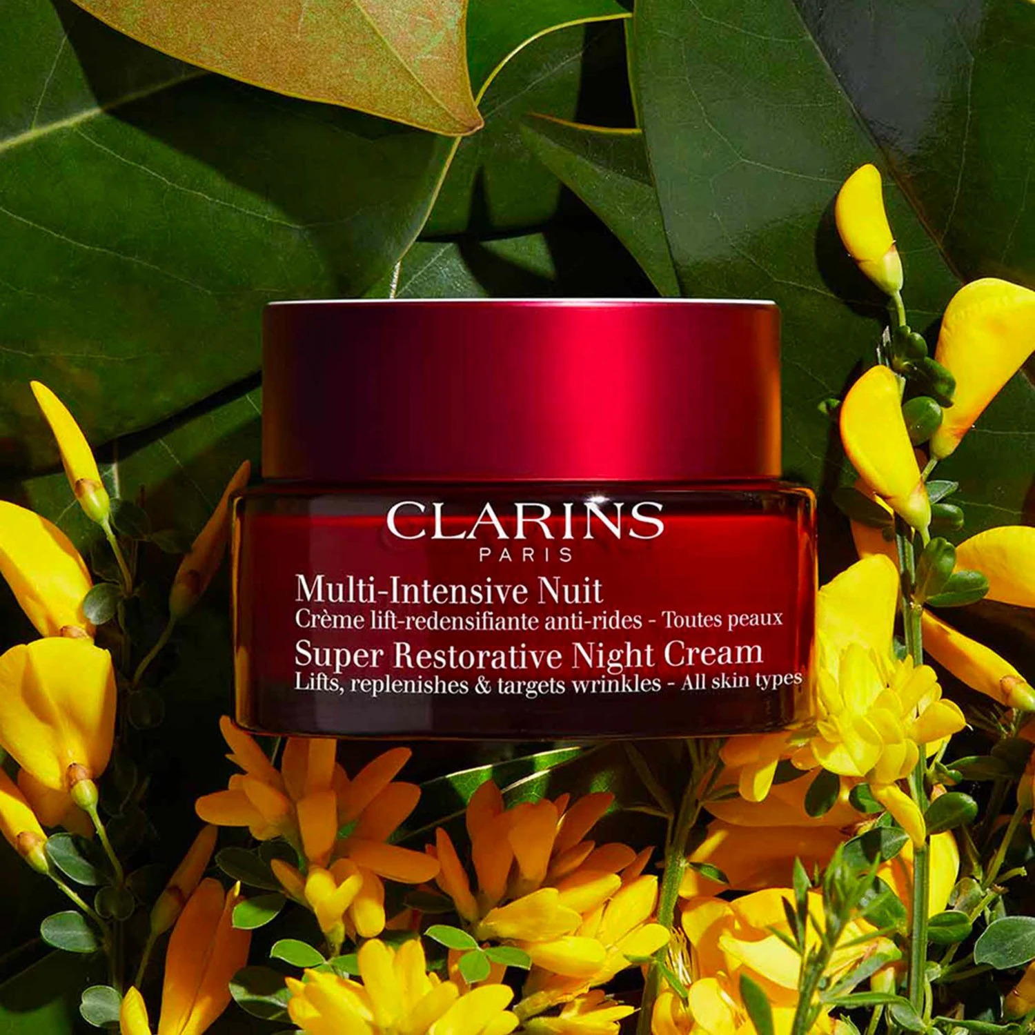 Clarins Night Lift-Redensifying Anti-Wrinkle Cream - Wszystkie rodzaje skóry
