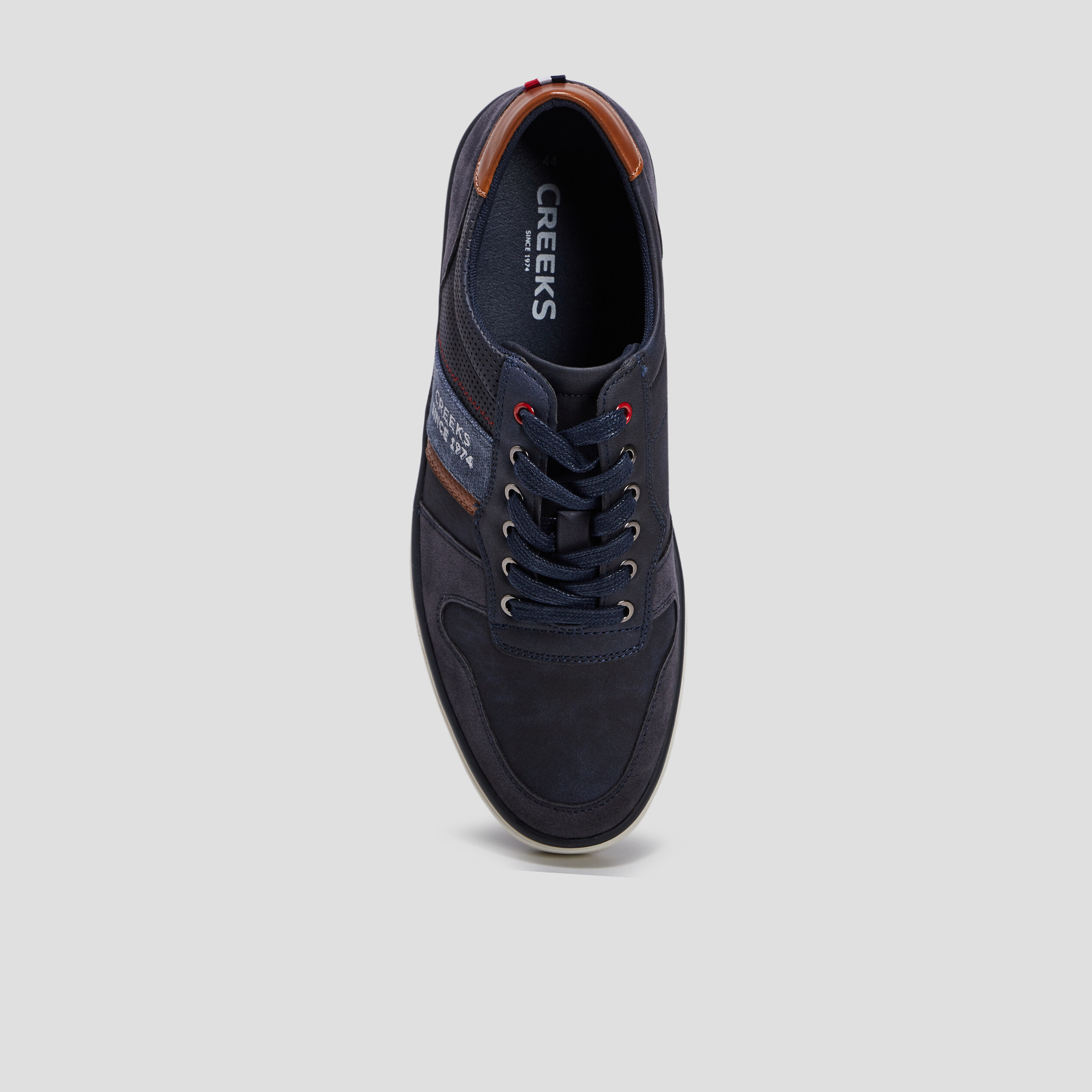 Tennis à lacets Creeks bleu marine homme | La Halle