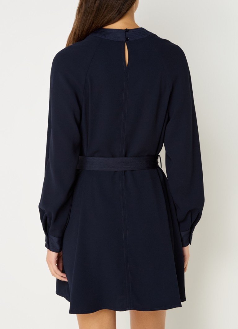 Vestido túnica corto Claudie Pierlot con cinturón de lazo