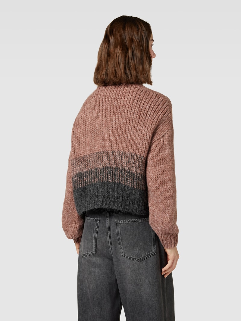 Cardigan mit Farbverlauf in altrosa