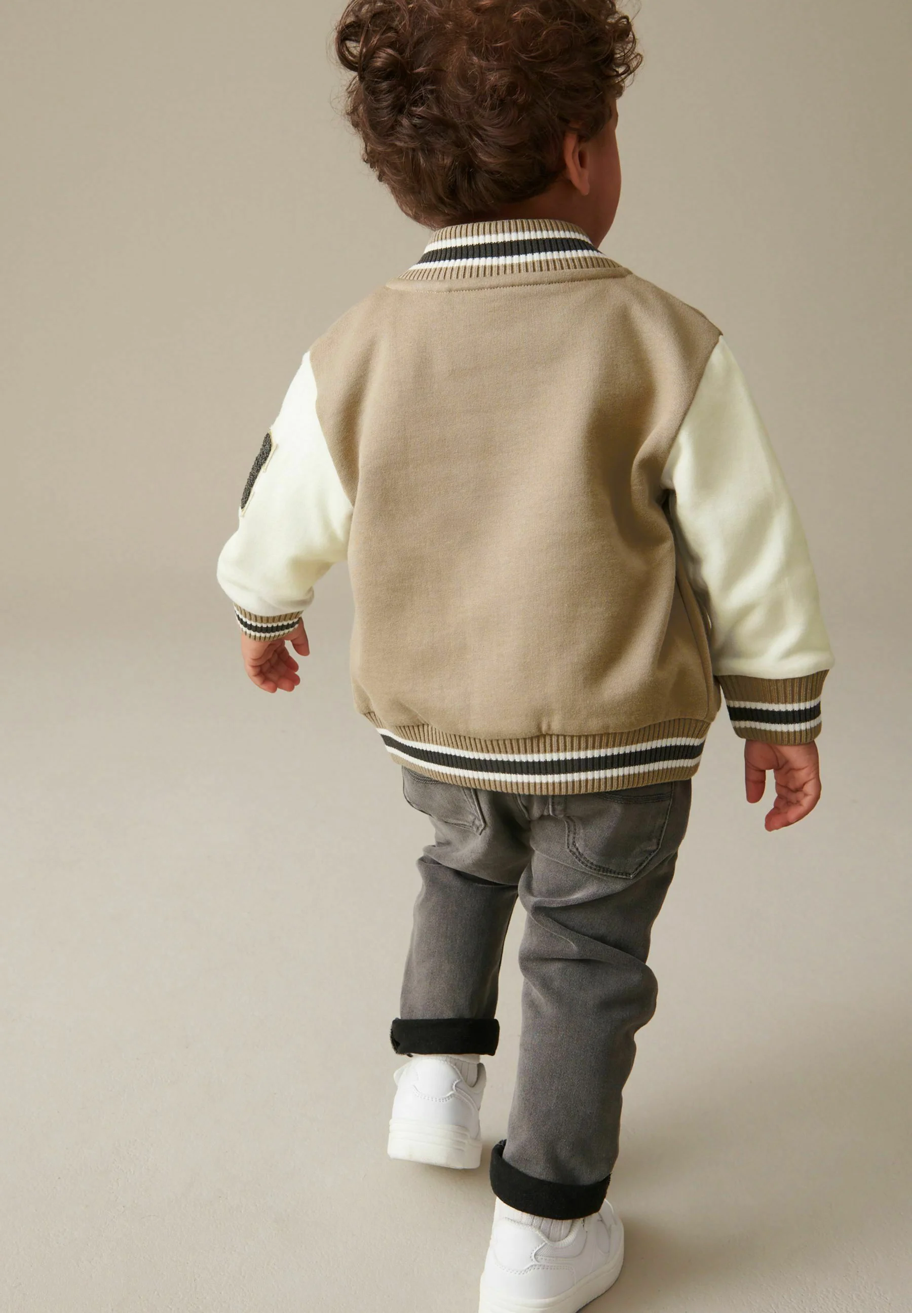 Chaqueta bomber universitaria de 3 meses a 7 años