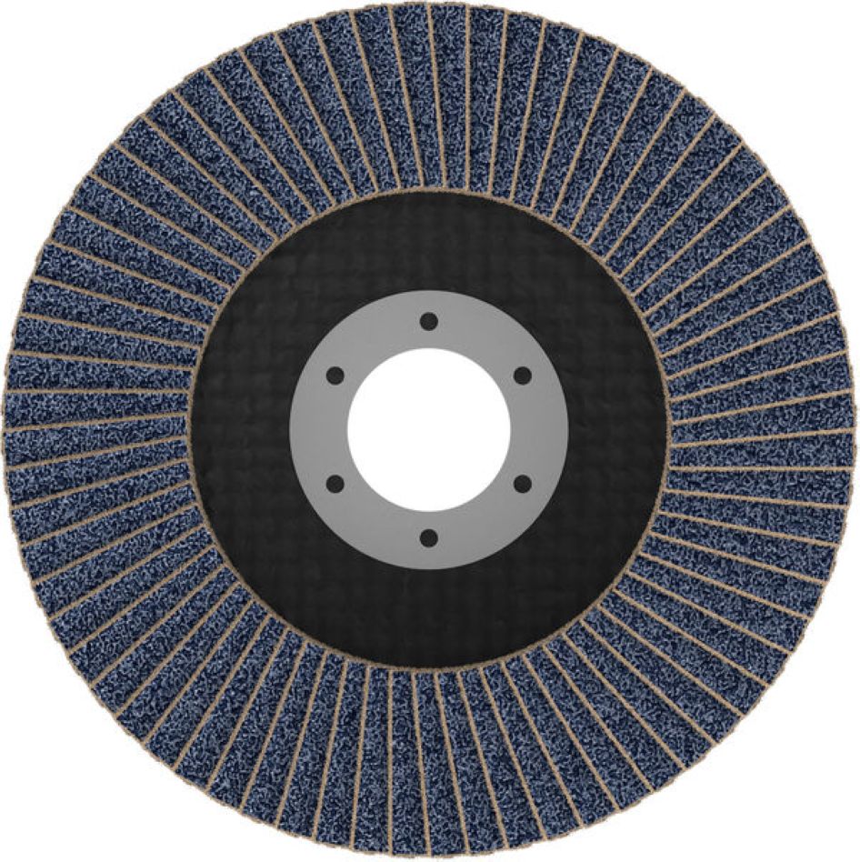 Bosch Blue Zubehör 2608626134 Lamellenschleifscheibe X451 Multi Material Ø115 mm Körnung 80 gerade Ausführung