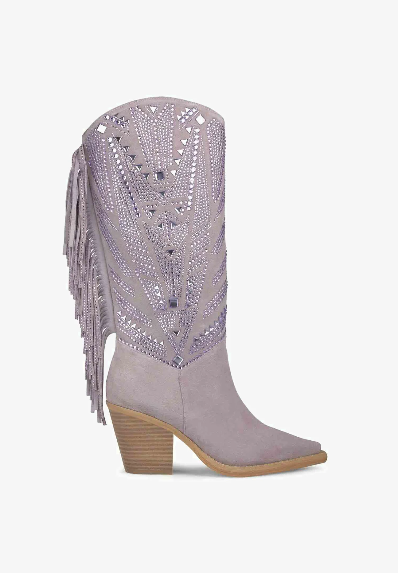 Alma en Pena BRILLOS Y FLECOS - Botas tejanas / biker