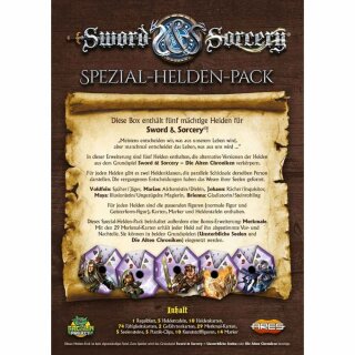 Sword & Sorcery: Die Alten Chroniken – Alternative Helden & Geisterformen Spezial-Helden-Pack (DE)