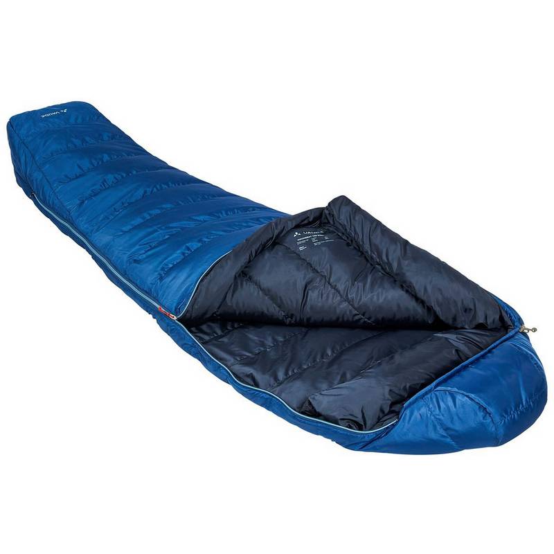 VAUDE Hochgrat 500 DWN, ultramarine, left Daunenschlafsack