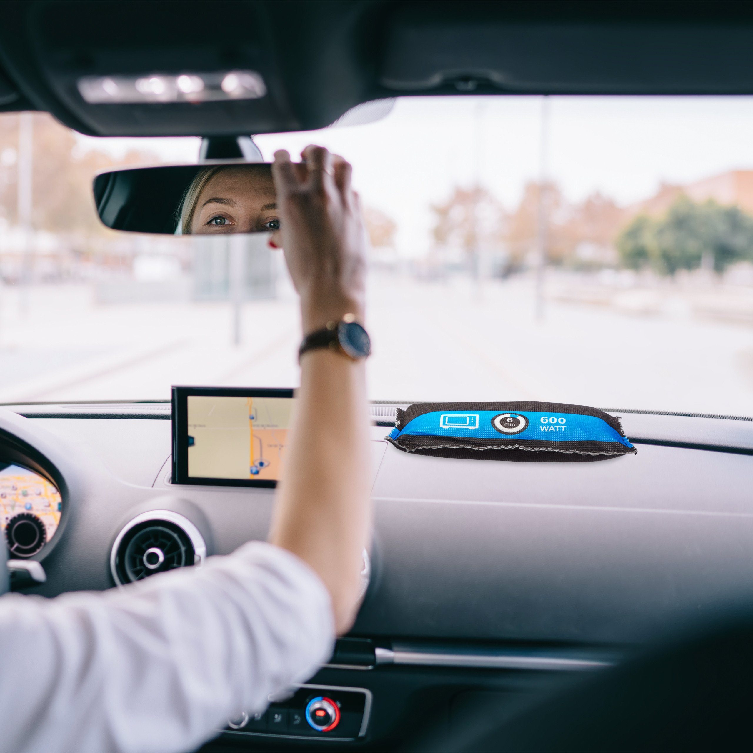 relaxdays Kfz-Sicherungshalter Luftentfeuchter Auto