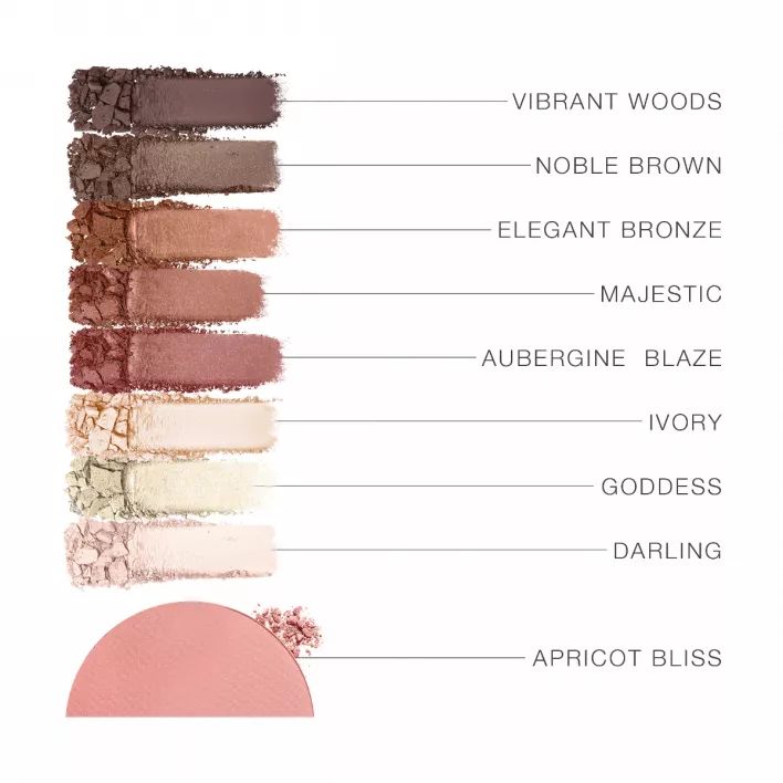 MAGIC FINISH Elegant Vibes Lidschatten und Blush Palette