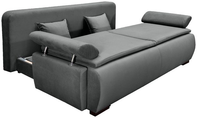 INOSIGN Schlafsofa Romeo, mit Boxspringaufbau, Bettfunktion & Bettkasten, Dauerschlafsofa