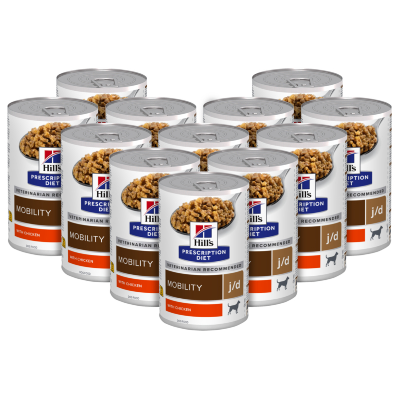 Hill's Hundenassfutter Hill's Prescription Diet j/d mit Huhn 12x370g