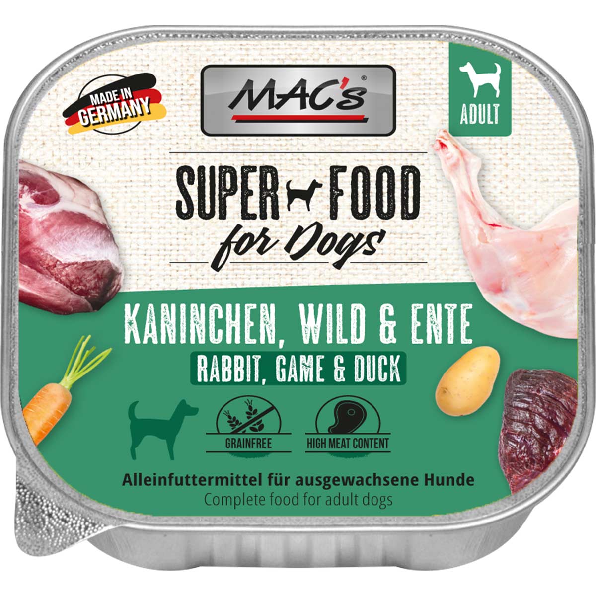 MAC's Dog Kaninchen, Wild & Ente günstig kaufen bei ZooRoyal