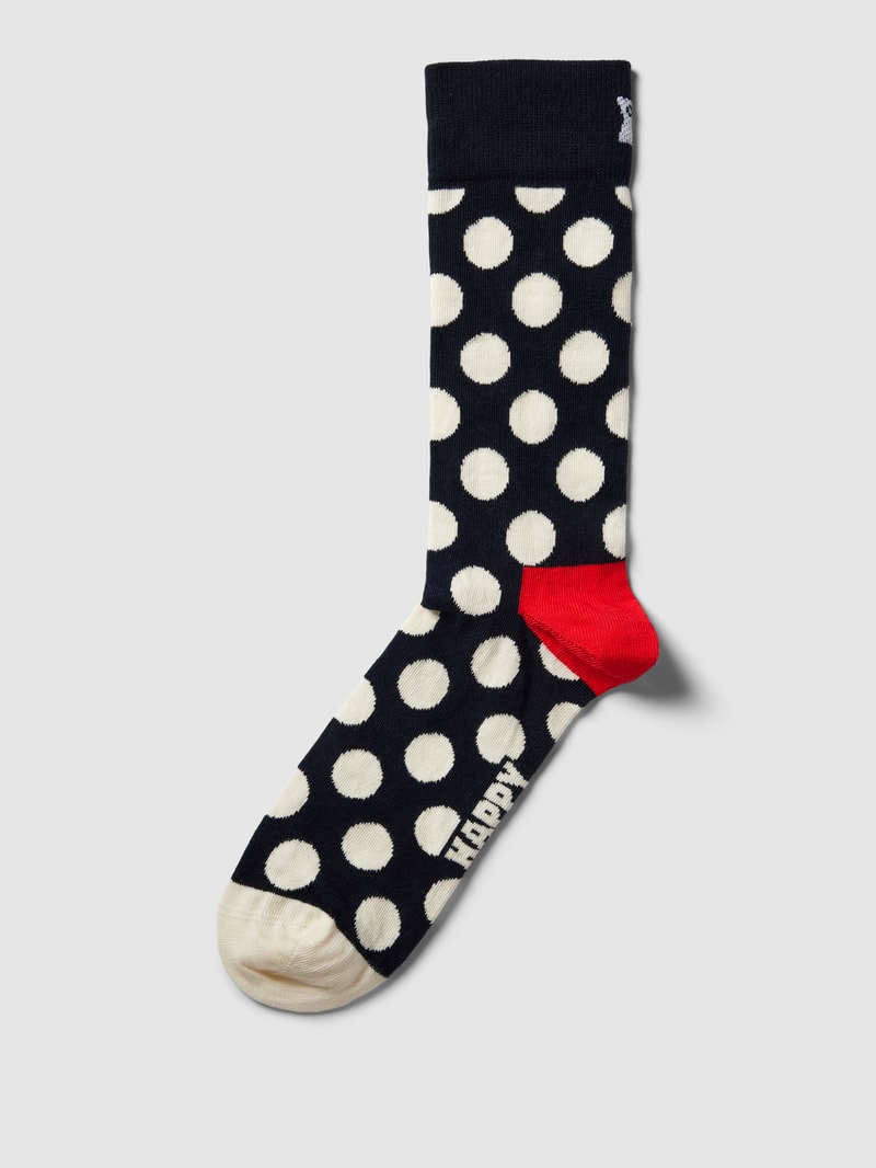 Socken mit Allover-Muster in marineblau