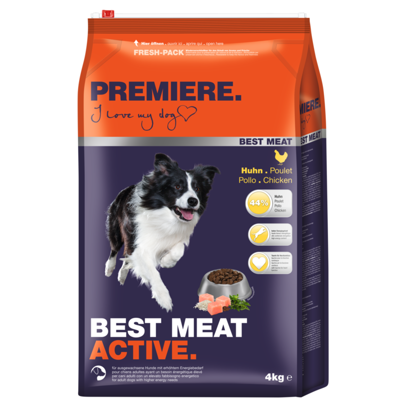 PREMIERE Hundetrockenfutter PREMIERE Best Meat Active 4 kg