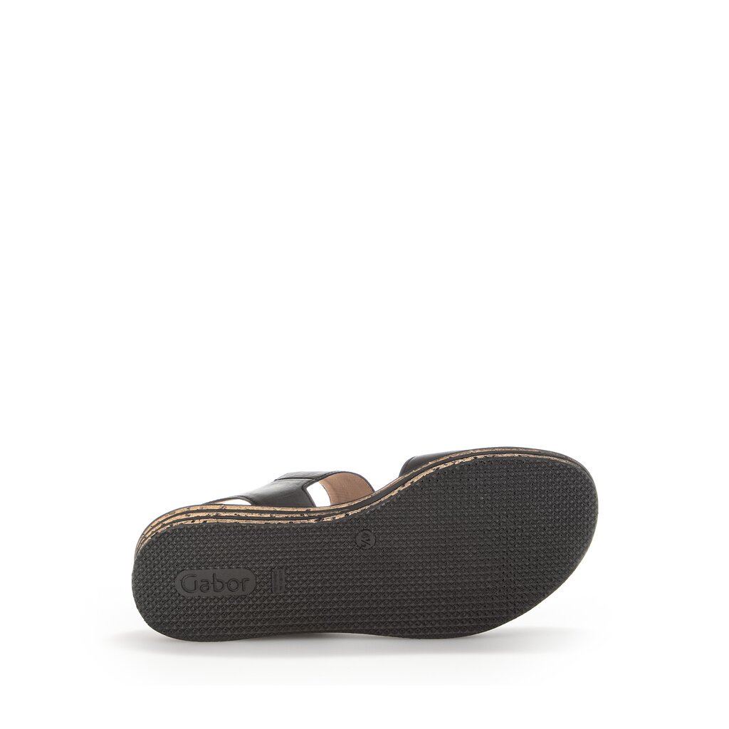 Gabor fashion Plateau Sandale schwarz