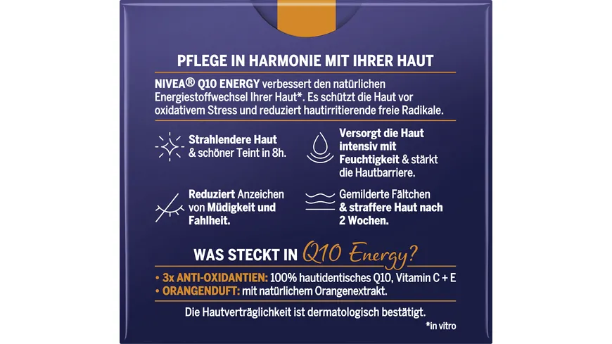 NIVEA Q10 Energy Anti-Falten Regenerierende Nachtpflege 50 ml