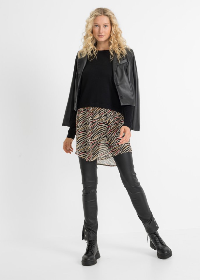 Pullover mit Rockansatz