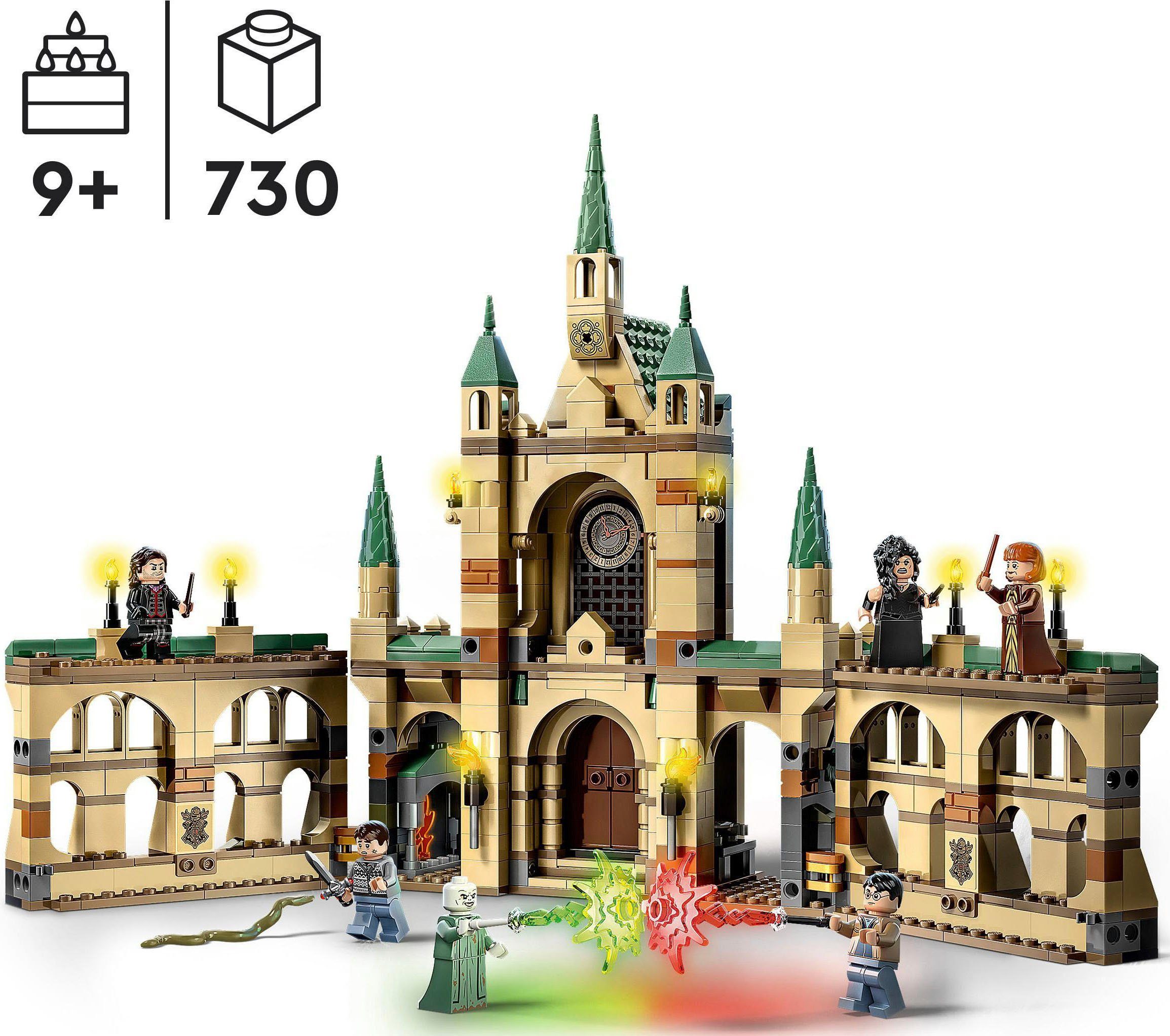 LEGO® Konstruktionsspielsteine Der Kampf um Hogwarts (76415), LEGO® Harry Potter, (730 St), Made in Europe