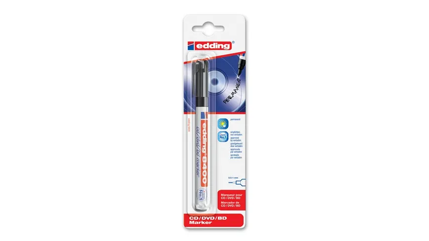 edding CD-Marker 8400 schwarz schwarz