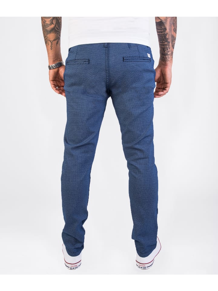 Rock Creek Stoffhose in Blau günstig kaufen