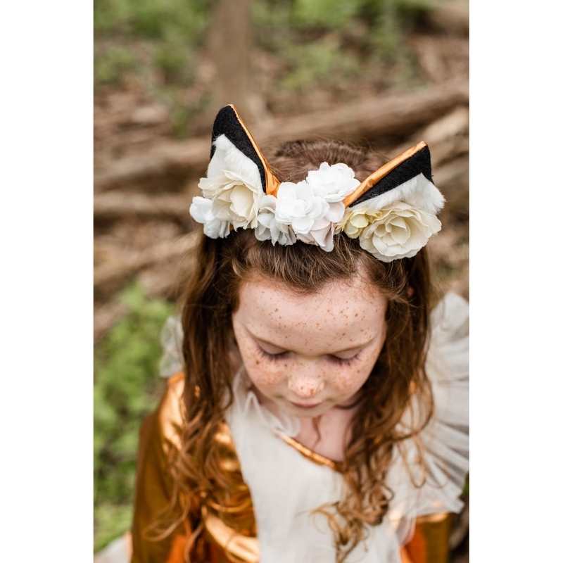 Déguisement robe renard avec coiffe 5-6 ans