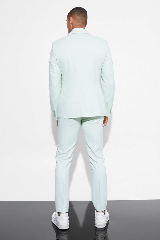 Strukturierte Slim-Fit Anzugjacke