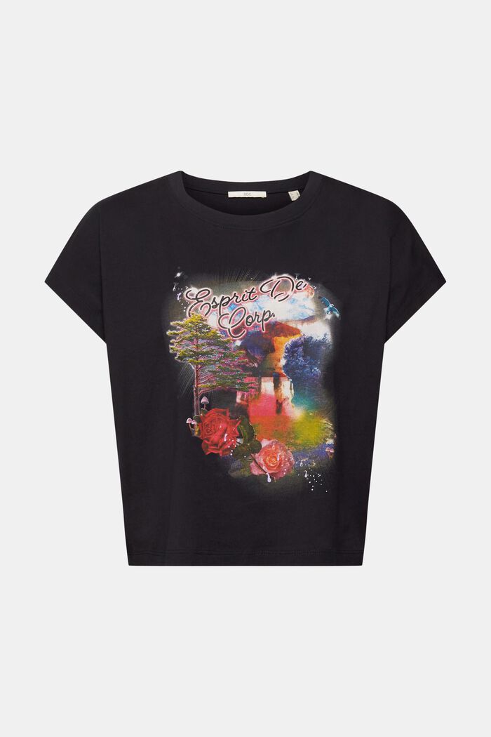 T-Shirt mit Print, 100 % Baumwolle