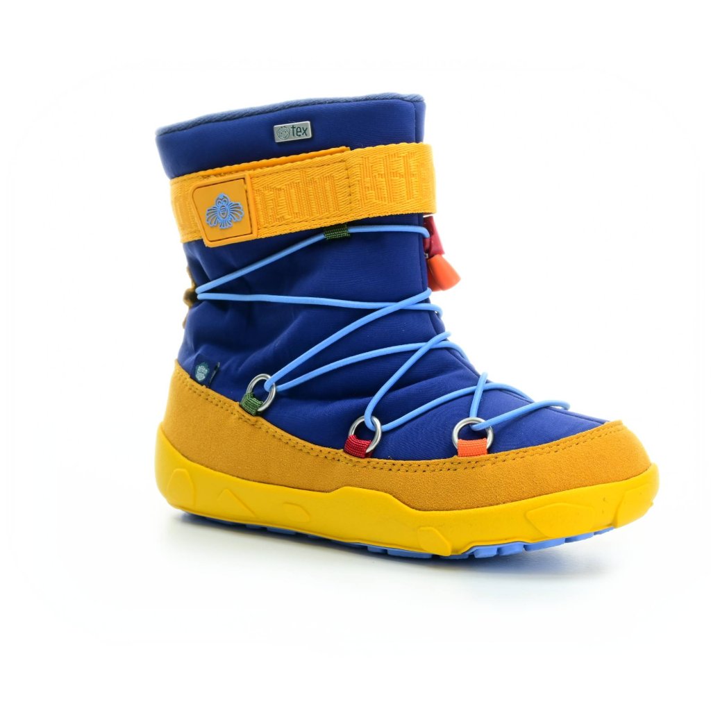 Affenzahn Schneestiefel Vegan Snowy Tukan Blau Winterbarfußschuhe