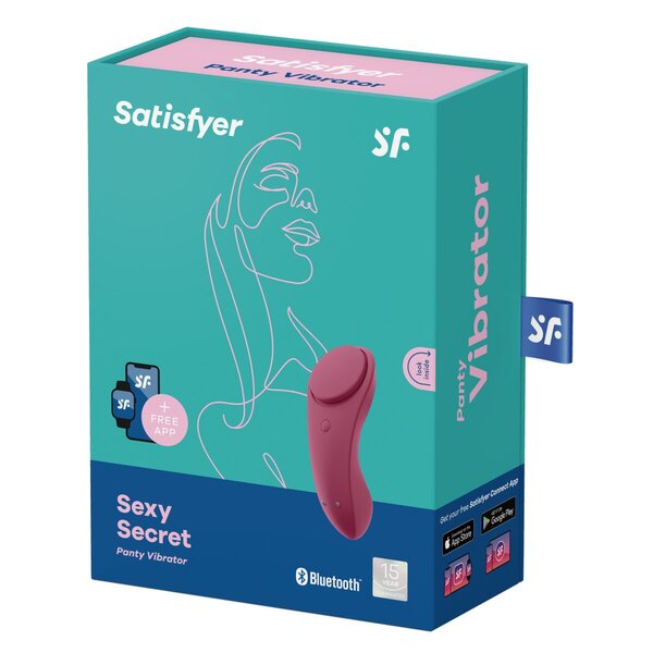 Satisfyer Sexy Secret -liikkuvibraattori 8,5 cm x 3,9 cm x 2,9 cm