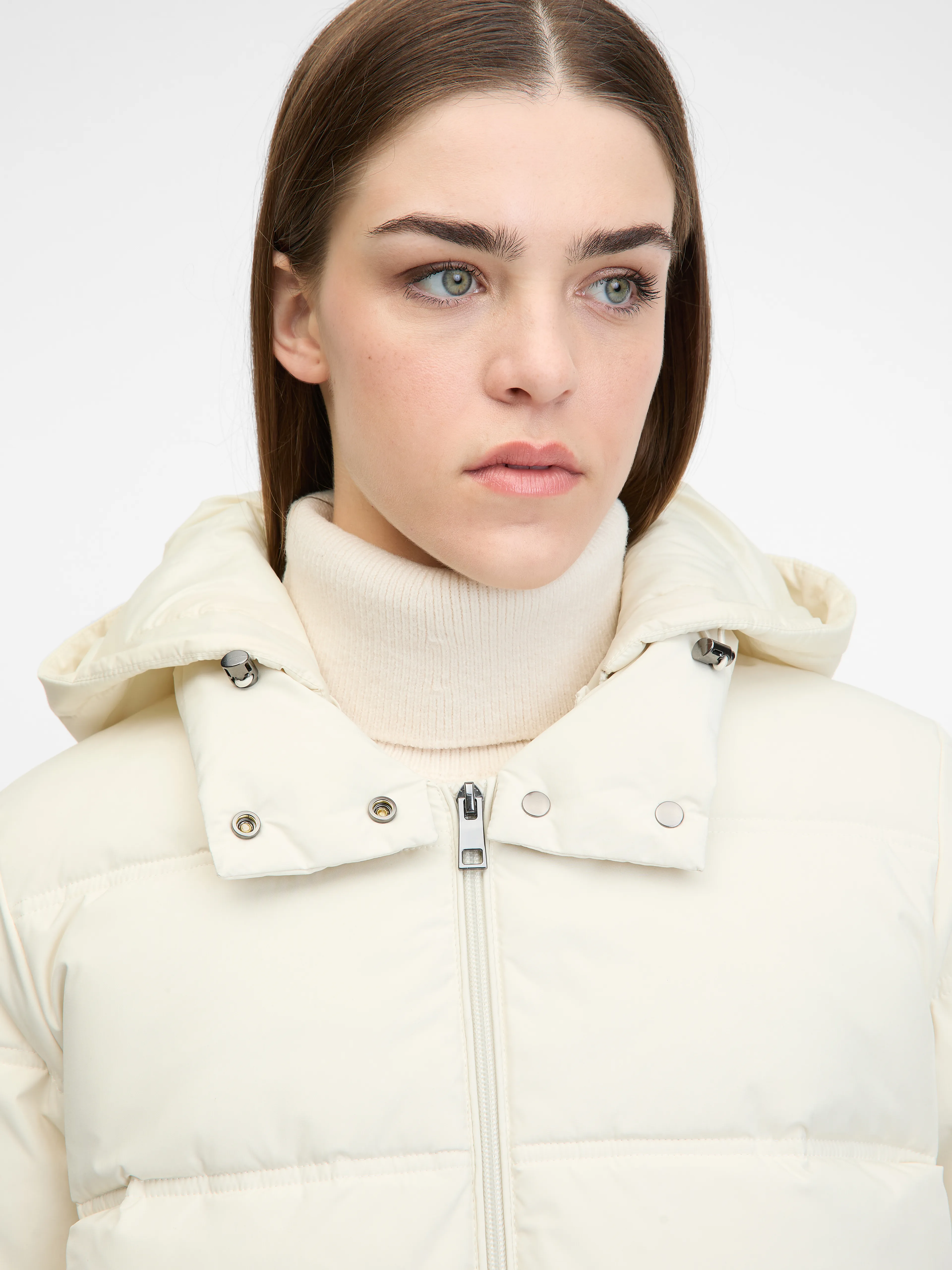 Beige Damen-Daunenjacke ORSAY