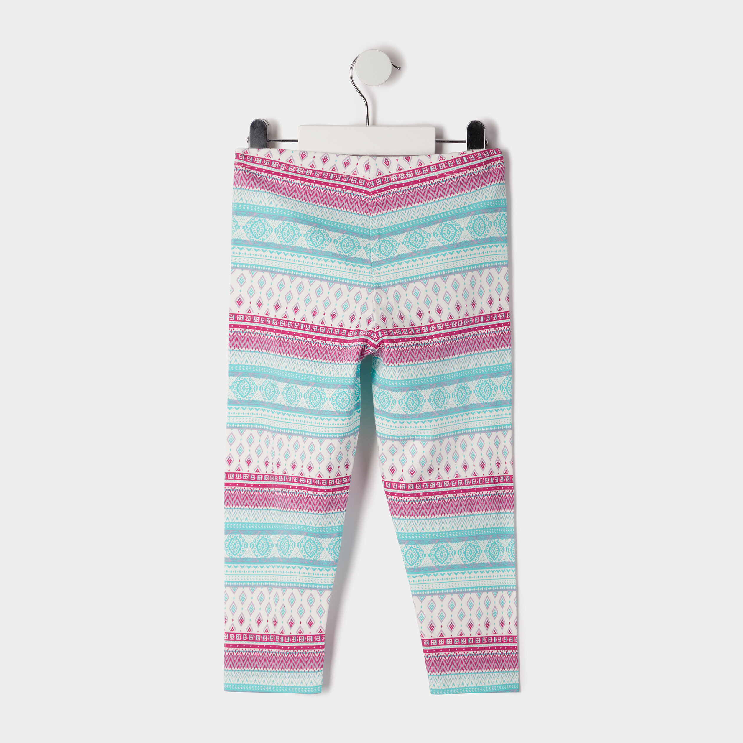 Lot 2 leggings élastiqués 7 8ème blanc fille | La Halle