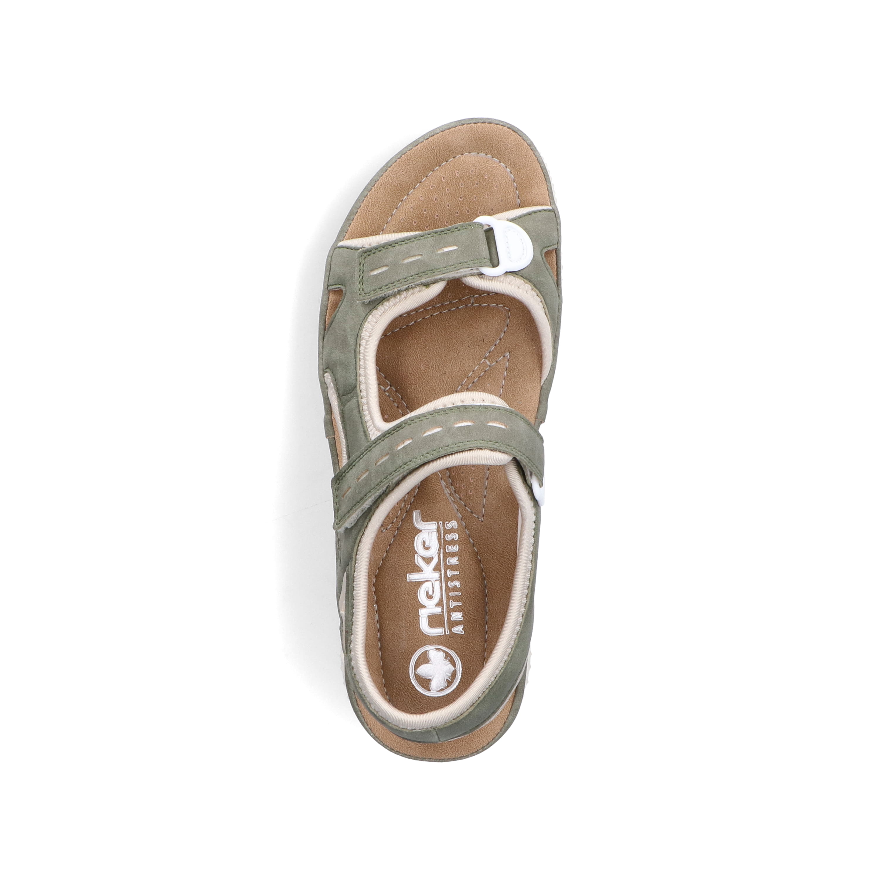Rieker Damen Trekkingsandalen grüngrau