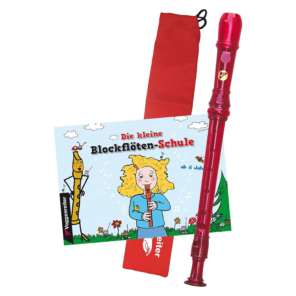 Das bunte Blockflöten-Set, barocke Griffweise