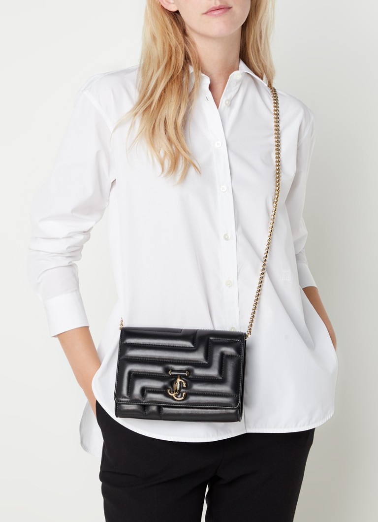 Pochette in pelle trapuntata Jimmy Choo Varenne Avenue