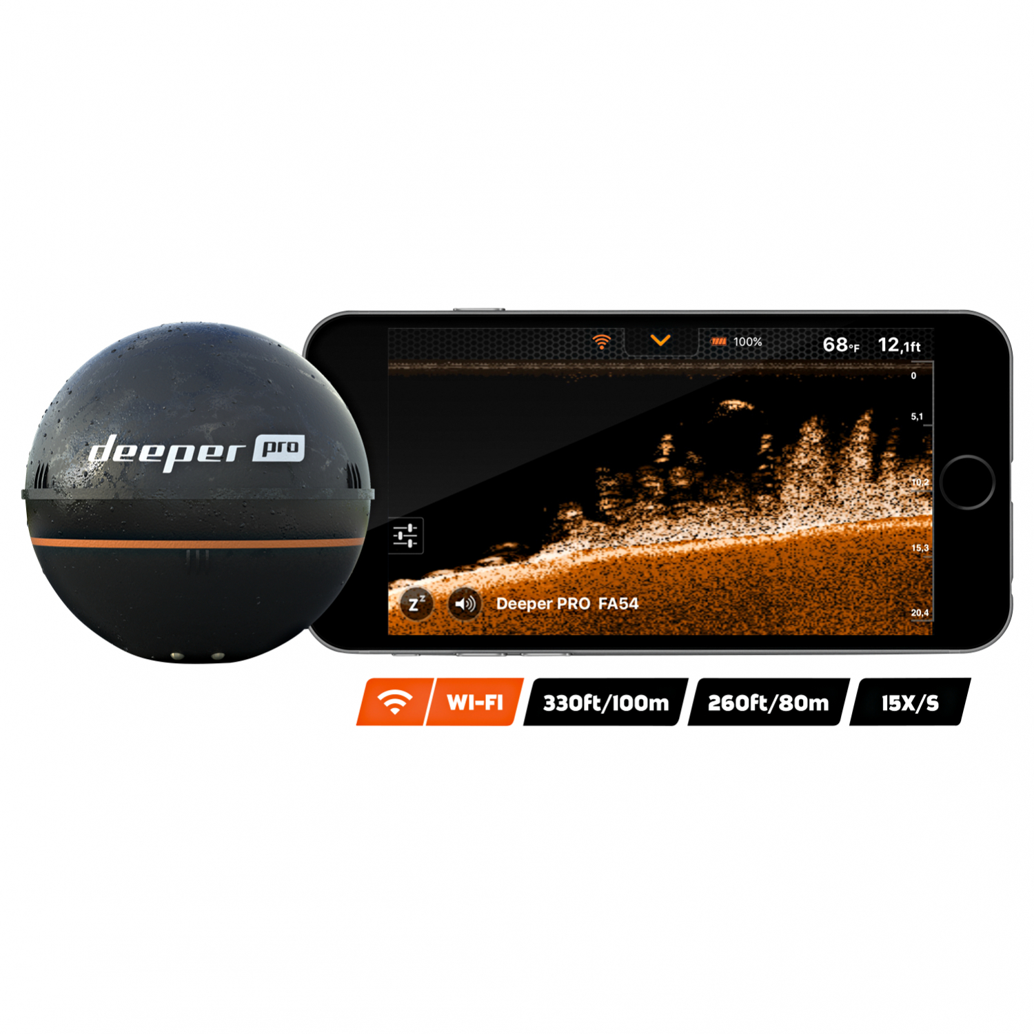 Deeper Fishfinder Smart Sonar Pro
