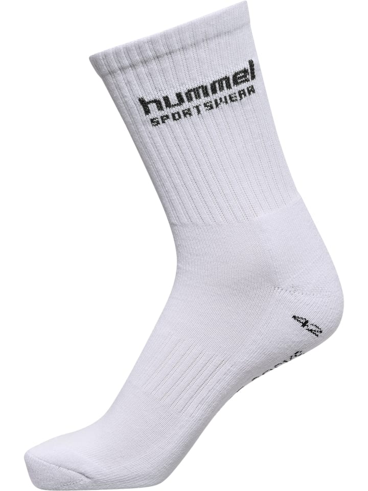 Hummel Hummel Long Socken Hml3-Pack Erwachsene in WHITE/TANGO RED günstig kaufen