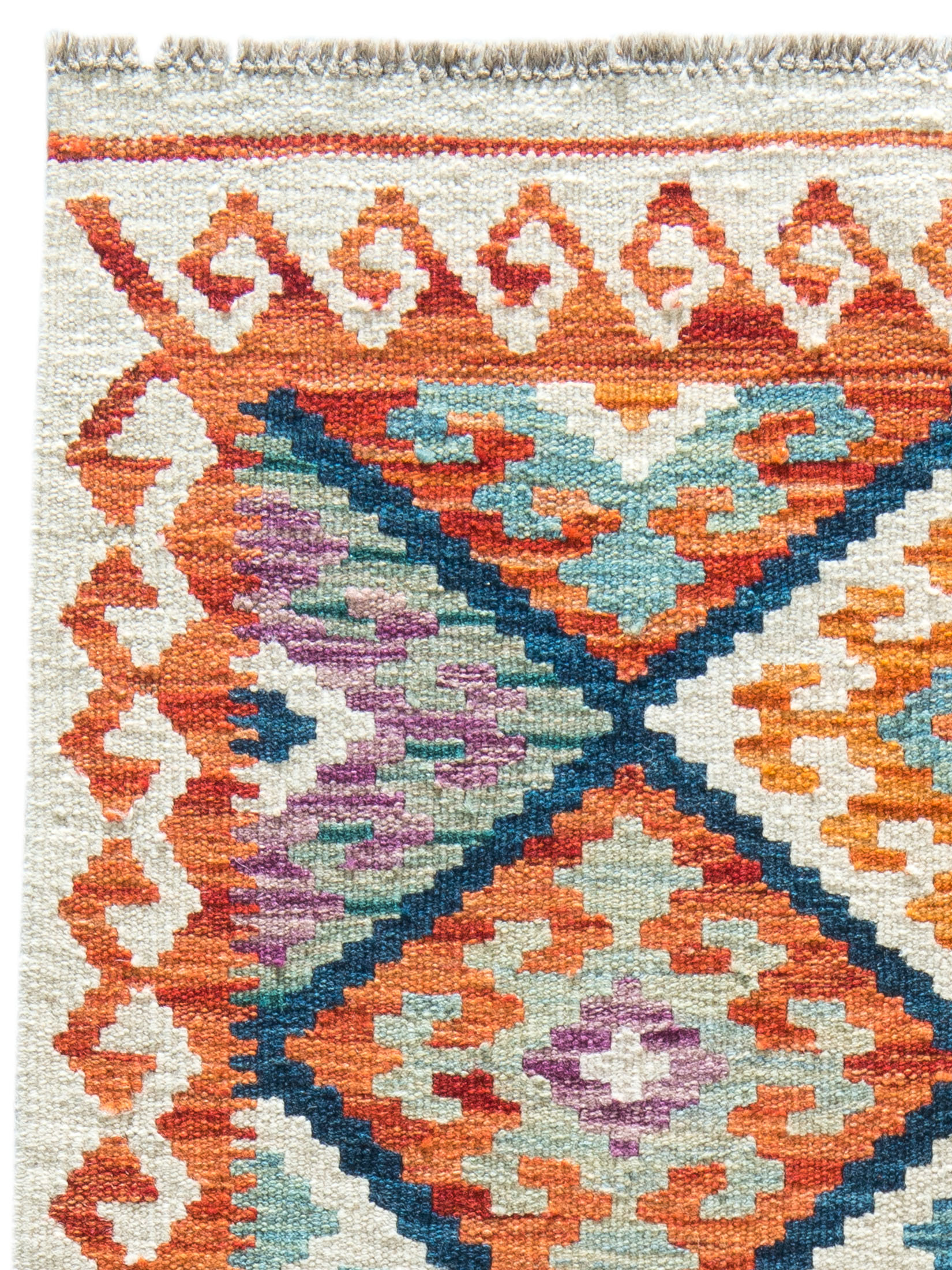Afghan Kelim ca. 81 x 202 cm, Unikat / Einzelstück