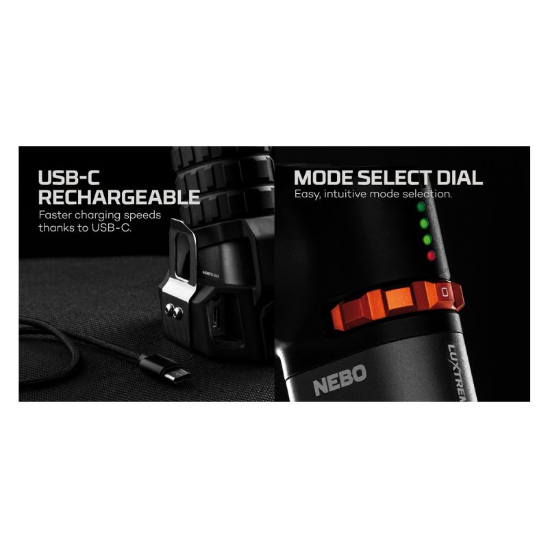 NEBO Luxtreme SL50 SPOTLIGHT Wiederaufladbarer 800mt SPT-1003-G
